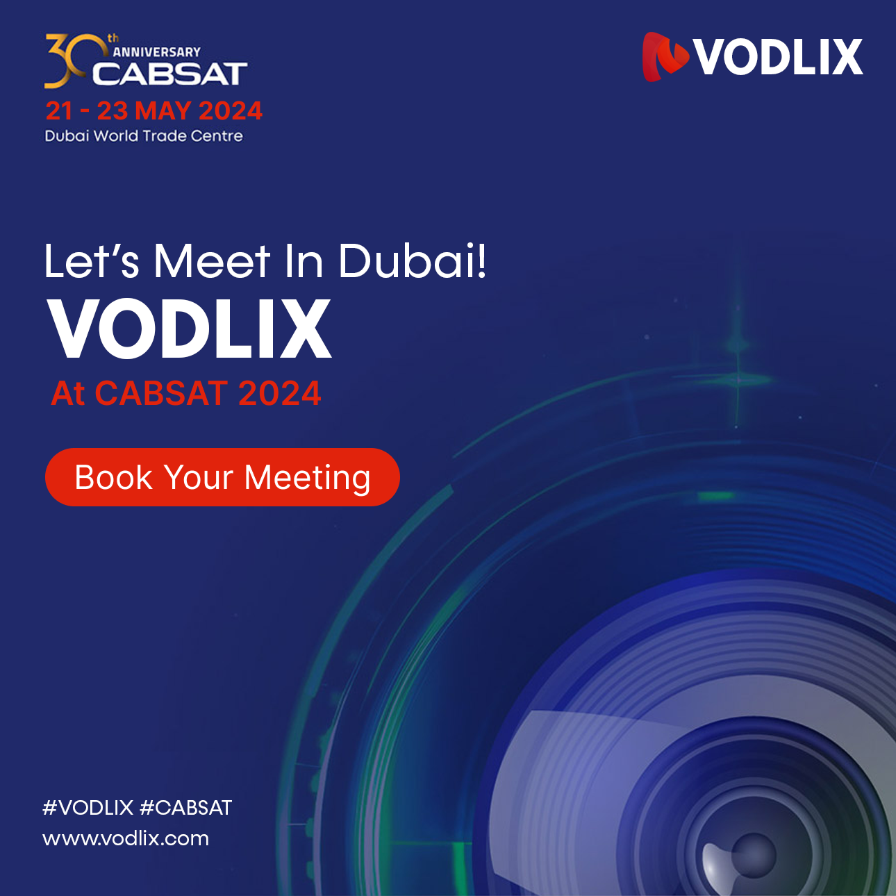 Meet Vodlix at CABSAT 2024