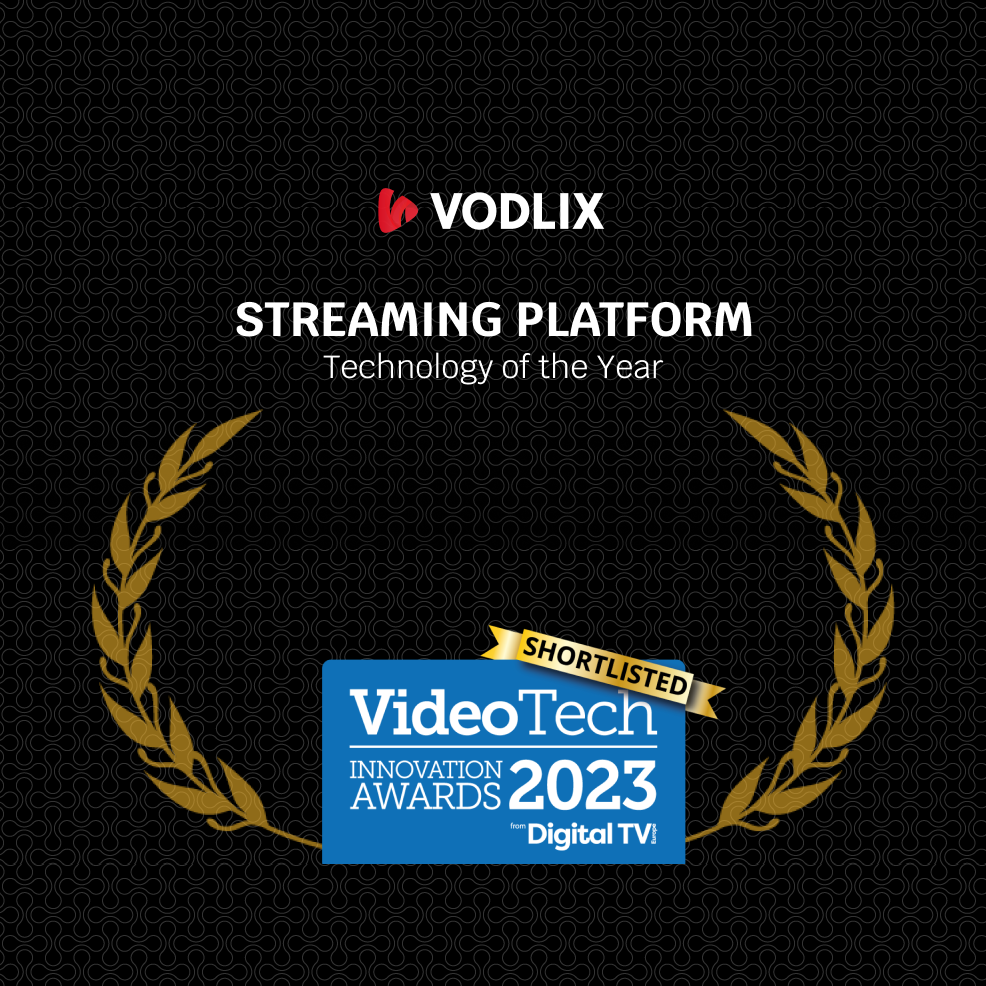 Vodlix Streaming Platform Technology of the Year
