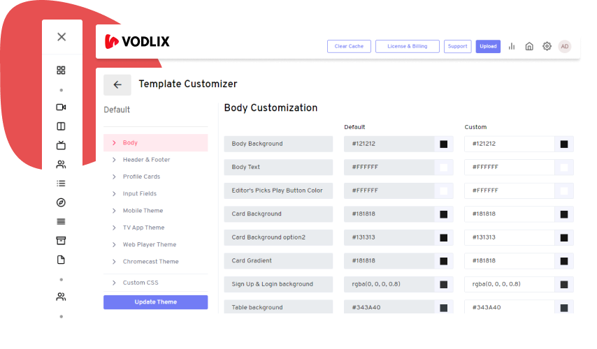 template manager
