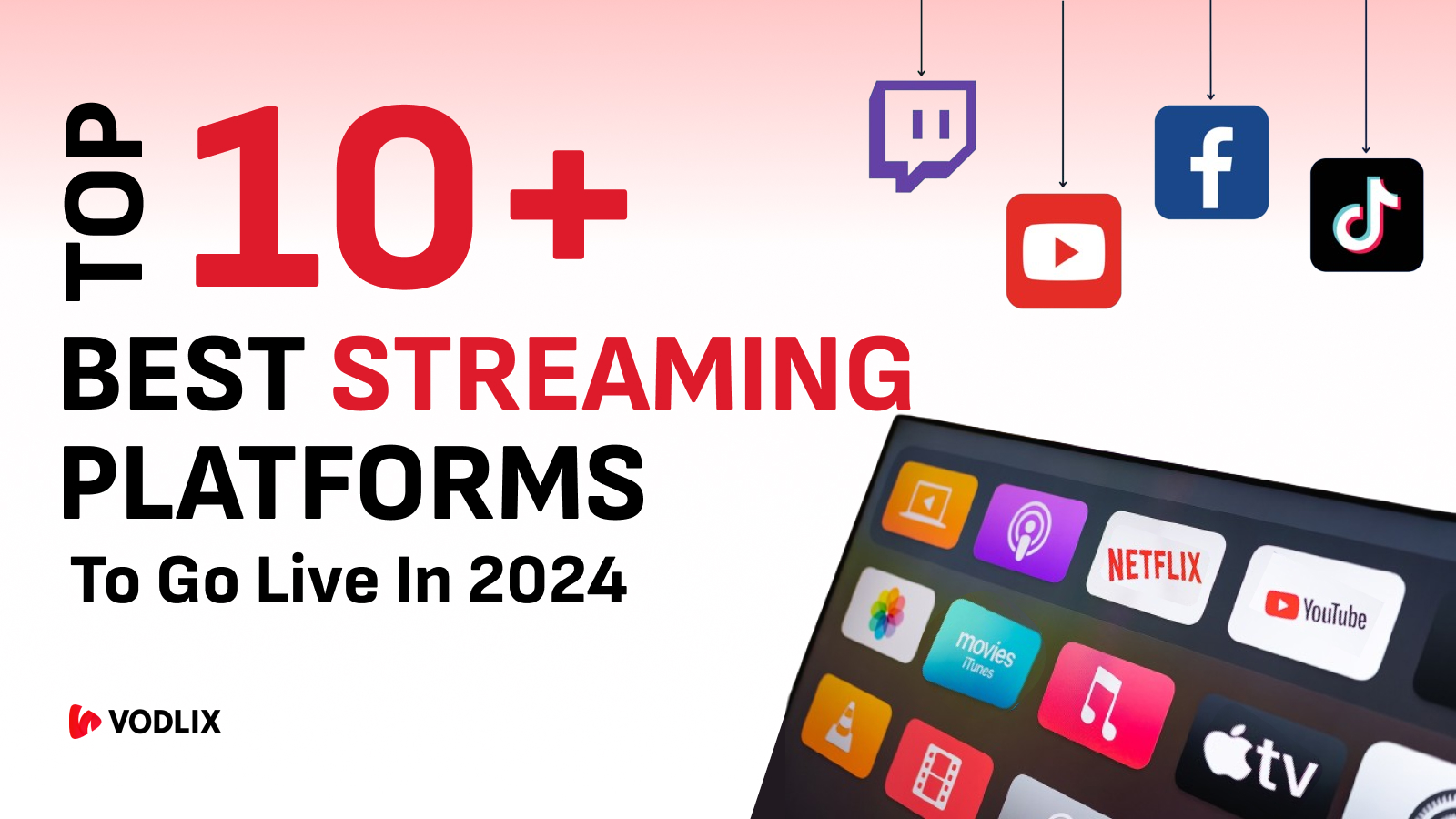 Top 10+ Best Streaming Platforms to Go Live in 2024 | Vodlix