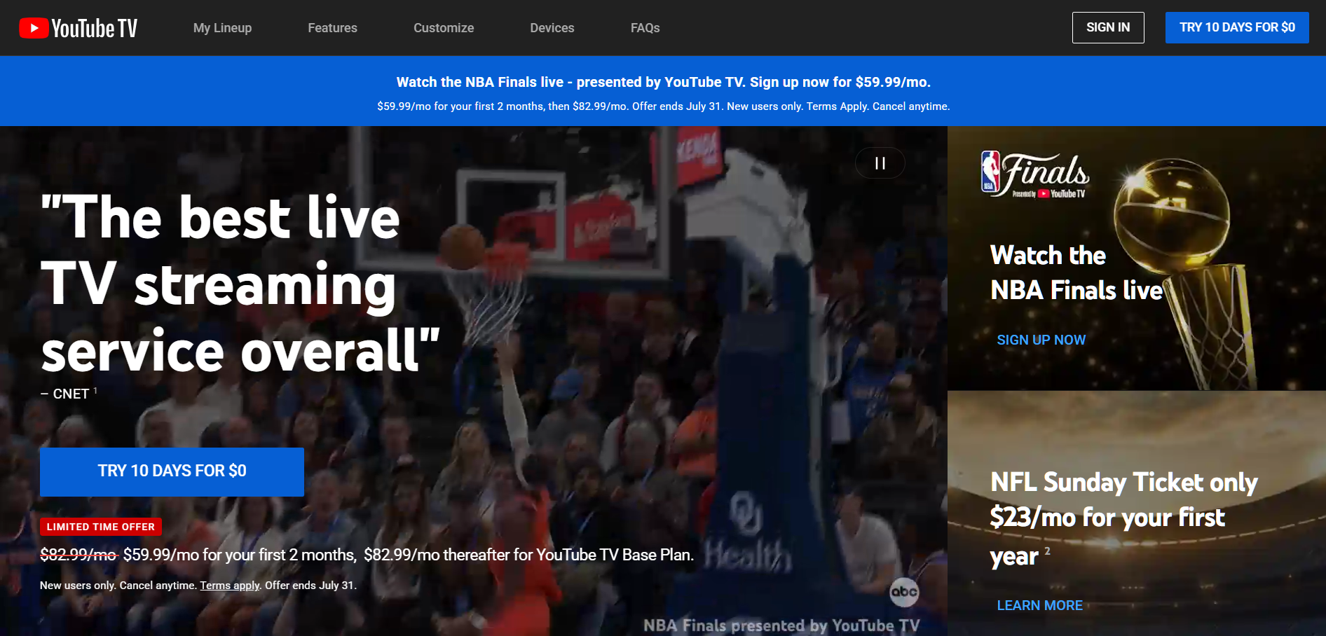 YouTube TV
